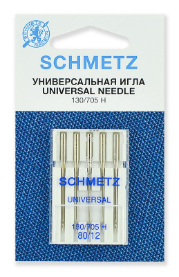 Иглы Schmetz стандарт №80 (5шт.)